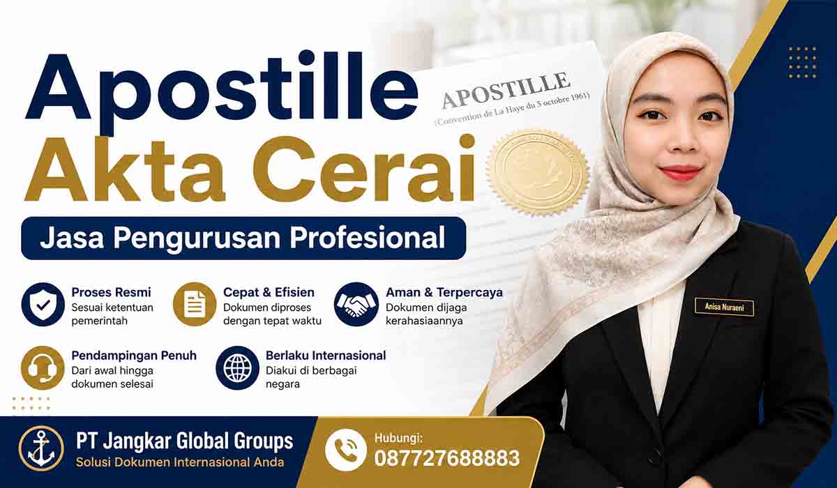 Apostille Akta Cerai Jasa Pengurusan Profesional
