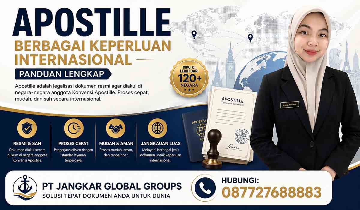 Apostille Berbagai Keperluan Internasional Panduan Lengkap