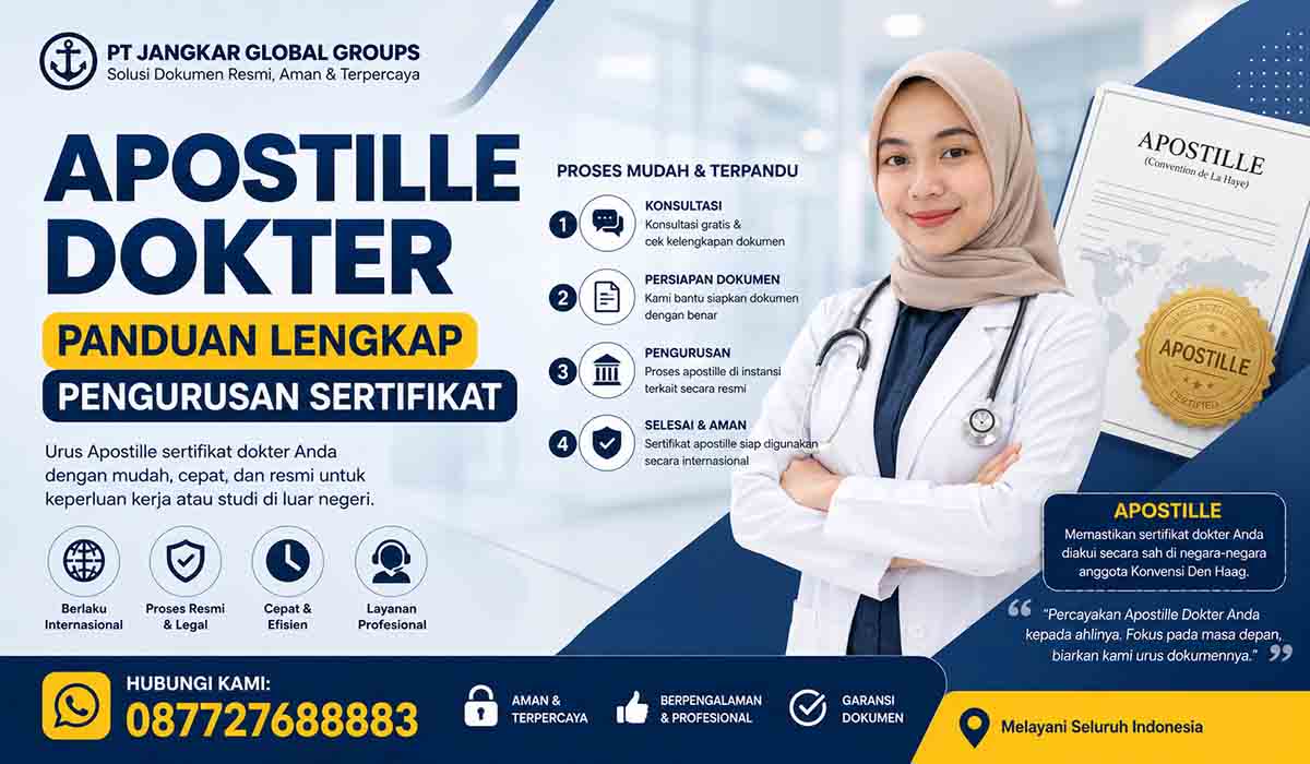 Apostille Dokter Panduan Lengkap Pengurusan Sertifikat