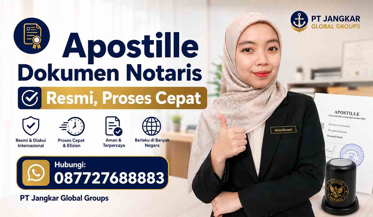Apostille Dokumen Notaris Resmi, Proses Cepat