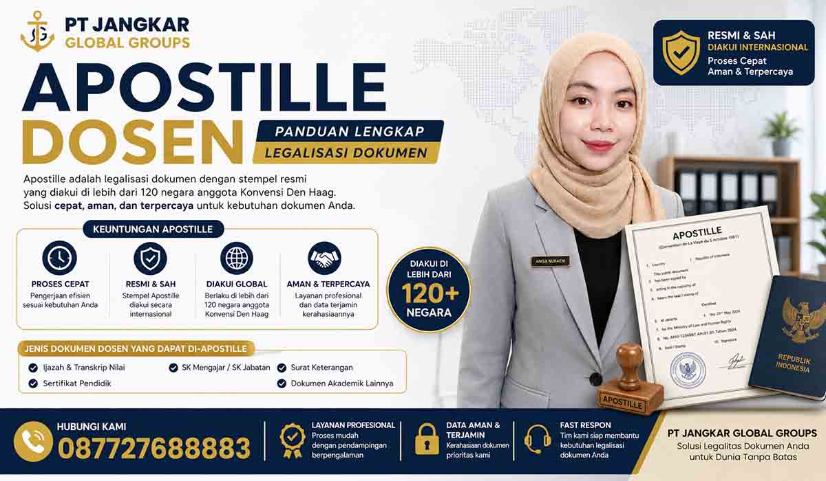 Apostille Dosen Panduan Lengkap Legalisasi Dokumen