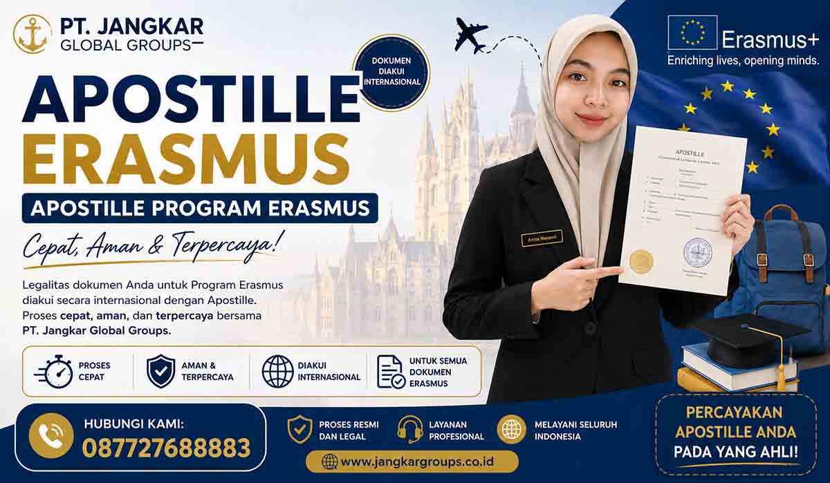 Apostille Erasmus Apostille Program Erasmus Cepat, Aman