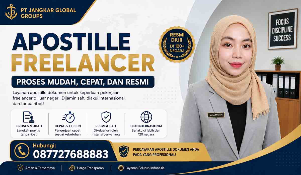 Apostille Freelancer Proses Mudah, Cepat, dan Resmi