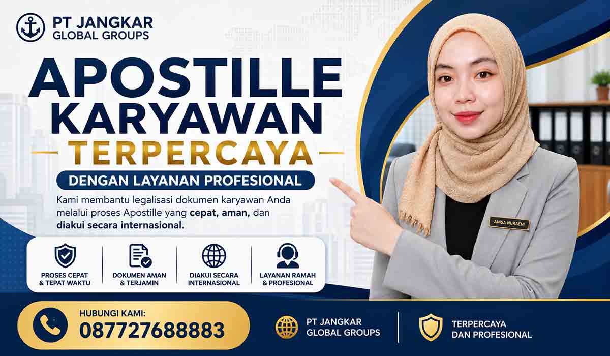 Apostille Karyawan Terpercaya dengan Layanan Profesional