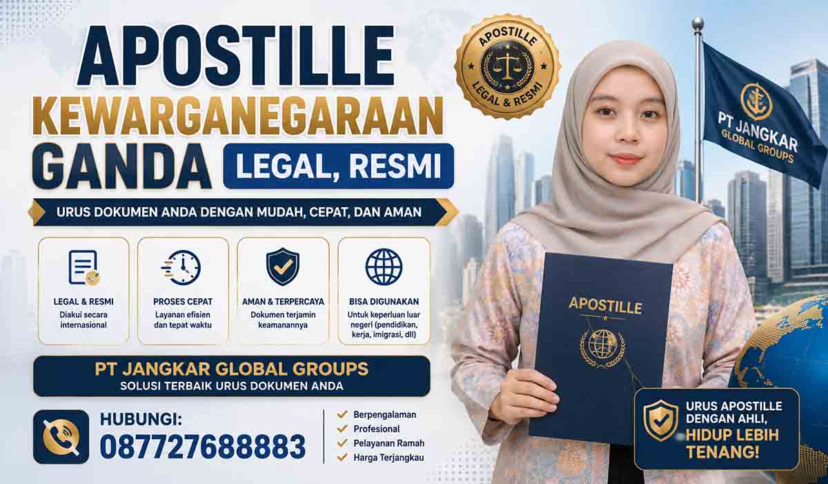 Apostille Kewarganegaraan Ganda Legal, Resmi