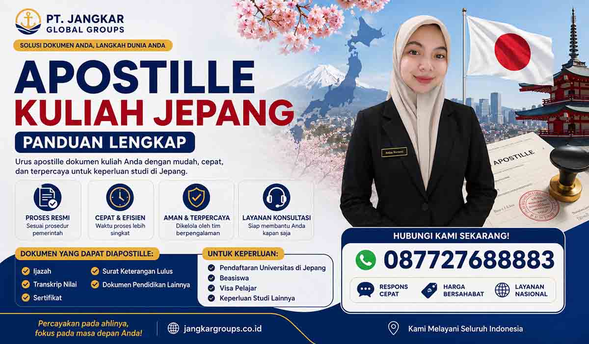 Apostille Kuliah Jepang Panduan Lengkap