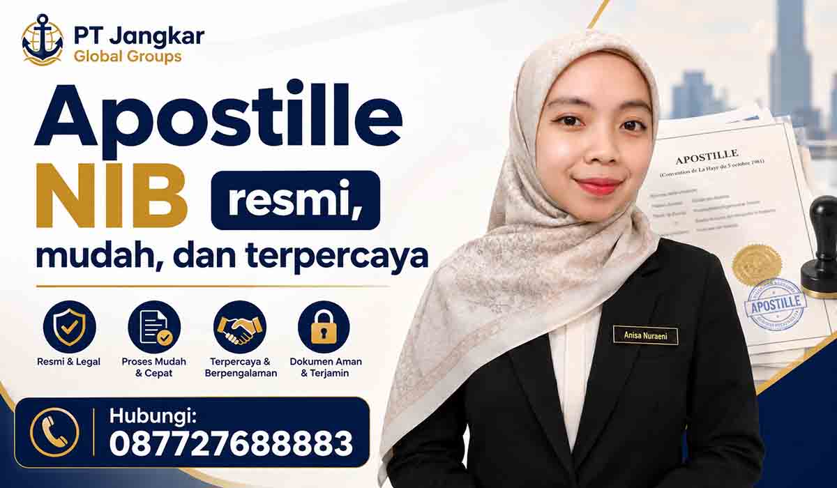 Apostille NIB resmi, mudah, dan terpercaya
