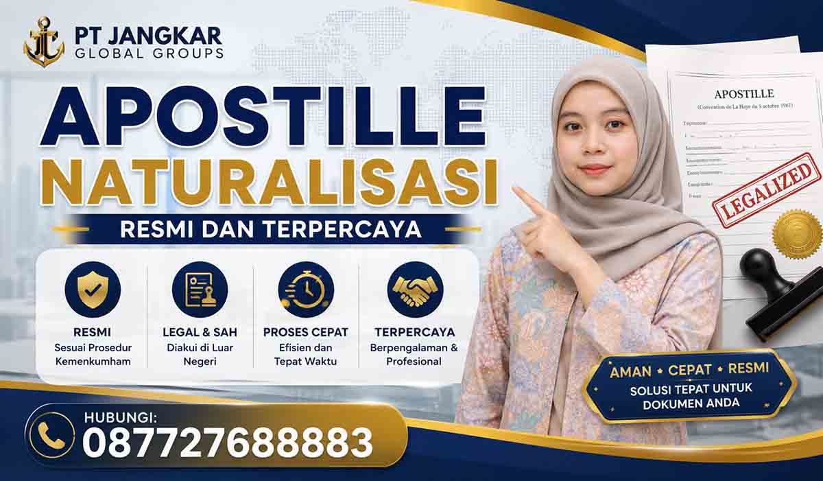Apostille Naturalisasi Resmi dan Terpercaya