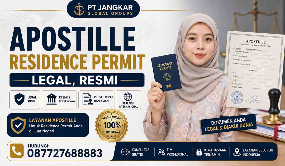 Apostille Residence Permit Legal, Resmi