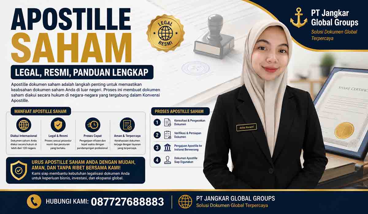 Apostille Saham Legal, Resmi, Panduan Lengkap