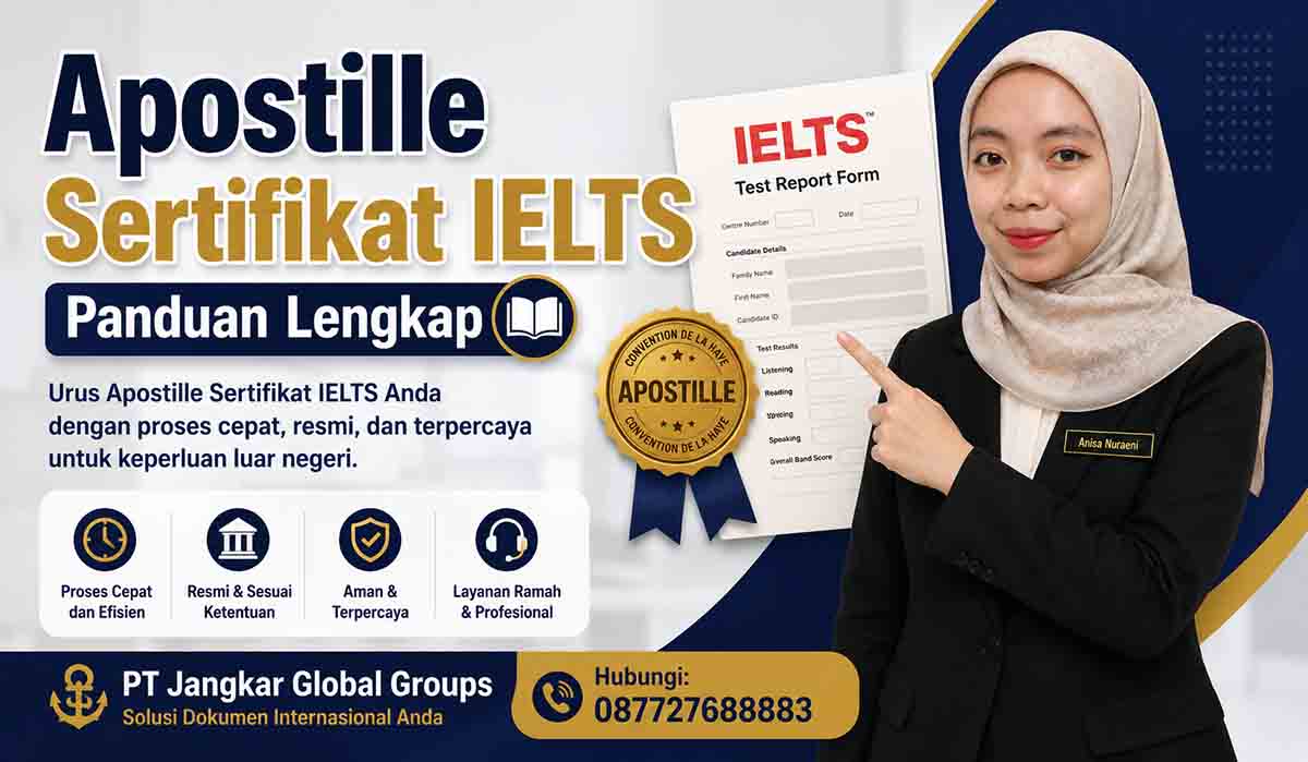 Apostille Sertifikat IELTS Panduan Lengkap