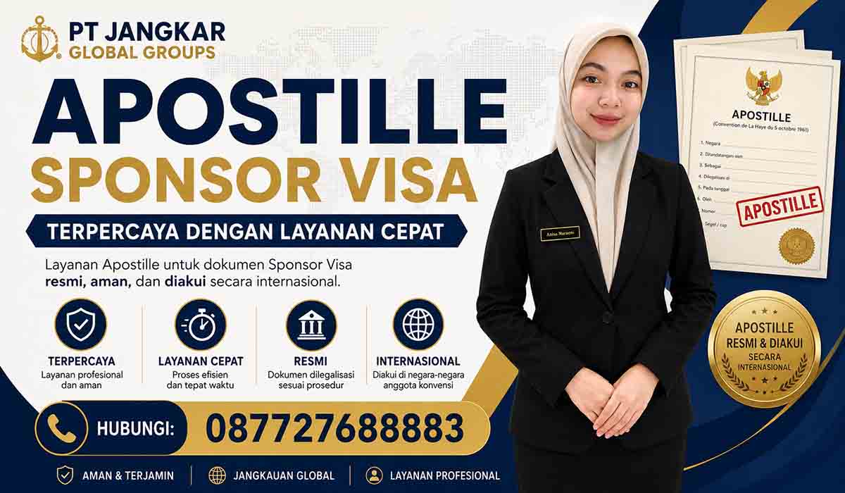 Apostille Sponsor Visa Terpercaya dengan Layanan Cepat