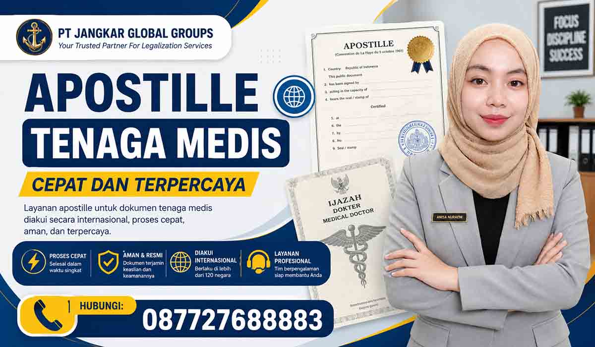 Apostille Tenaga Medis Cepat dan Terpercaya