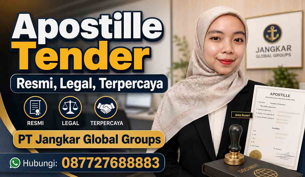 Apostille Tender Resmi, Legal, Terpercaya