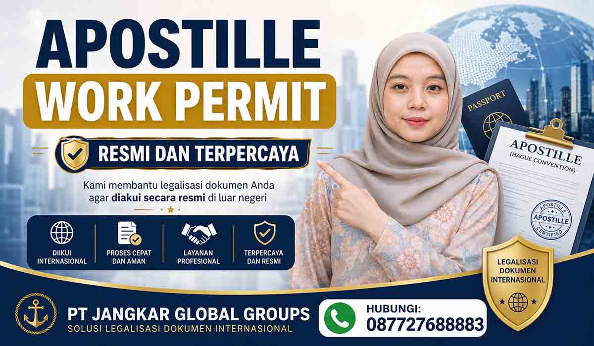 Apostille Work Permit Resmi dan Terpercaya