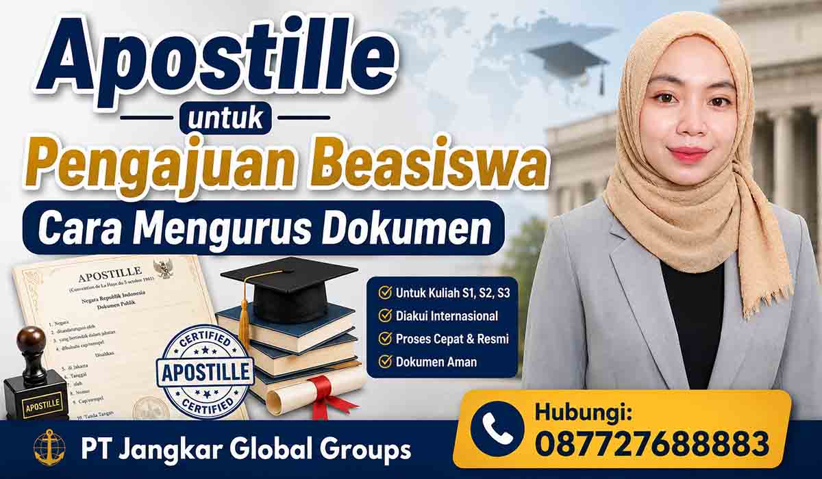 Apostille untuk Pengajuan Beasiswa Cara Mengurus Dokumen