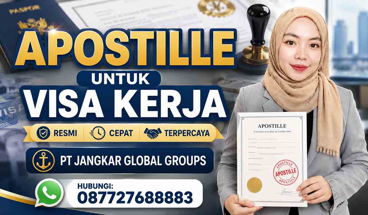 Apostille untuk Visa Kerja resmi, cepat, dan terpercaya