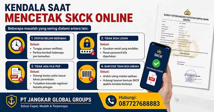 Kendala Saat Mencetak SKCK Online