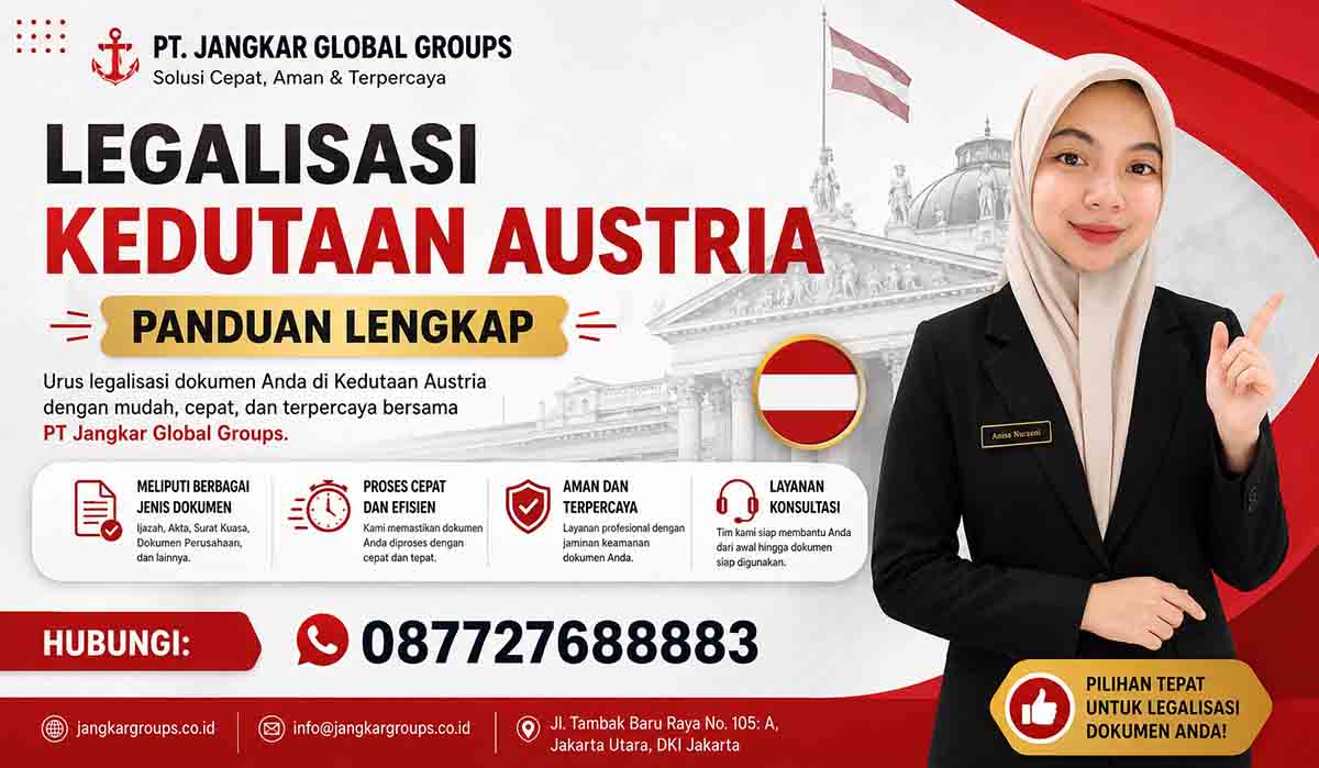 Legalisasi Kedutaan Austria Panduan Lengkap