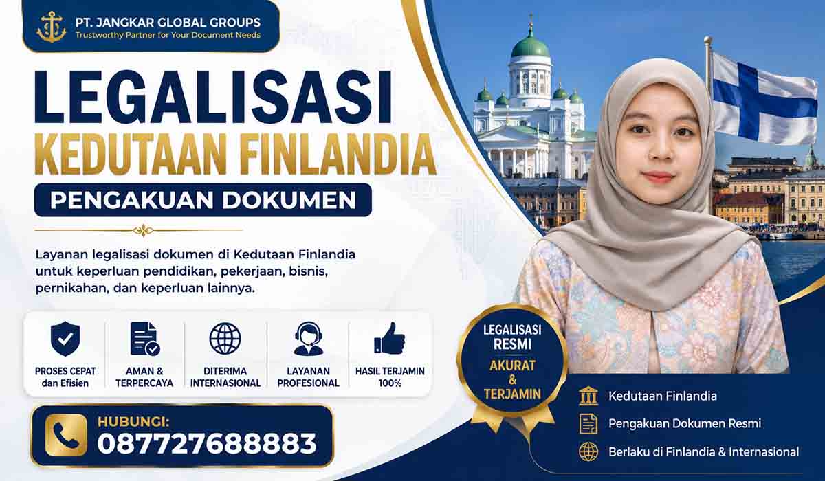 Legalisasi Kedutaan Finlandia Pengakuan Dokumen