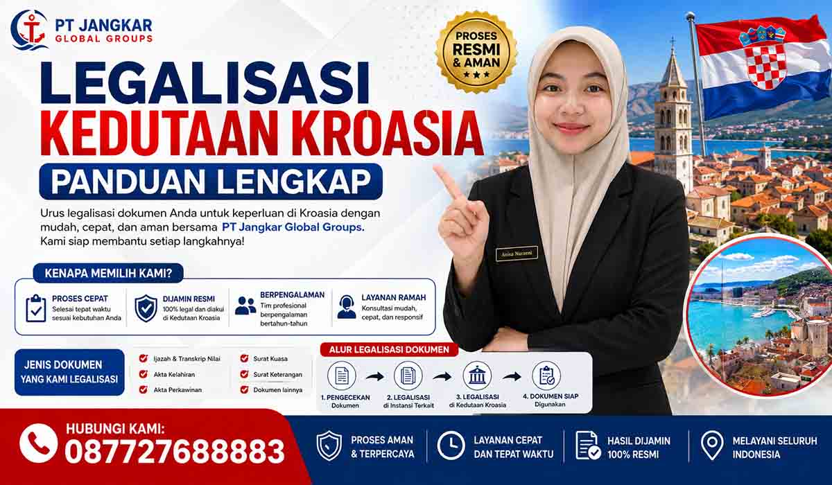 Legalisasi Kedutaan Kroasia Panduan Lengkap