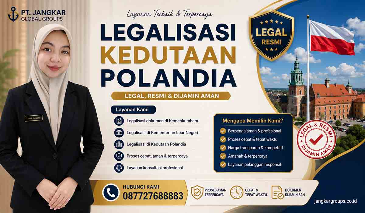 Legalisasi Kedutaan Polandia Legal, resmi