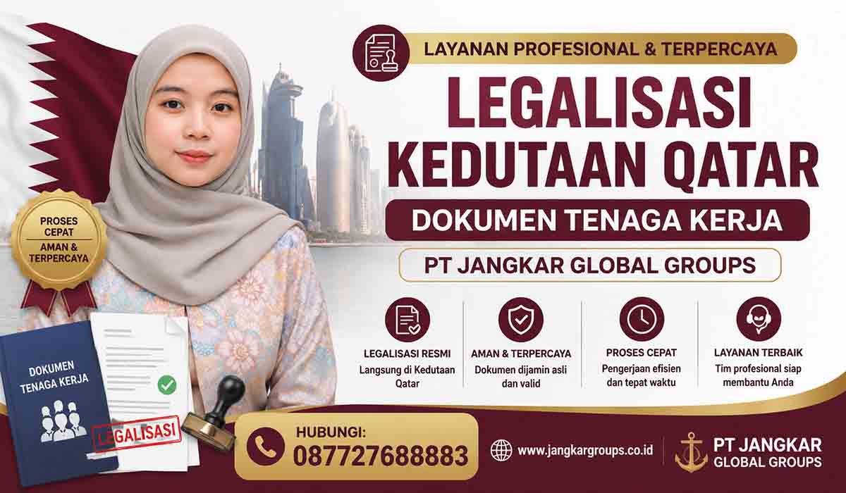 Legalisasi Kedutaan Qatar Dokumen Tenaga Kerja