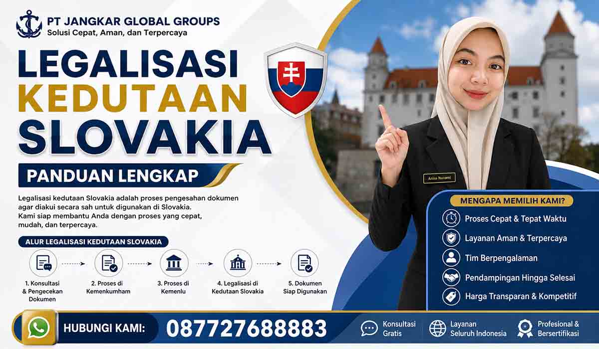 Legalisasi Kedutaan Slovakia Panduan Lengkap