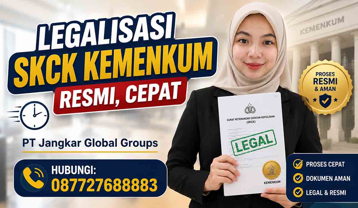 Legalisasi SKCK Kemenkum Resmi, Cepat