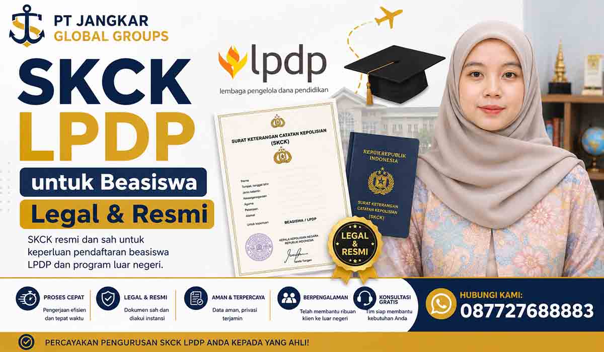 SKCK LPDP untuk Beasiswa Legal dan Resmi