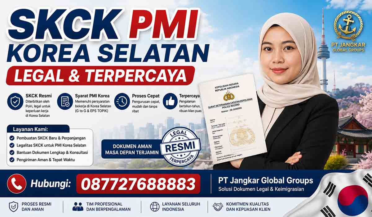 SKCK PMI Korea Selatan Legal Terpercaya