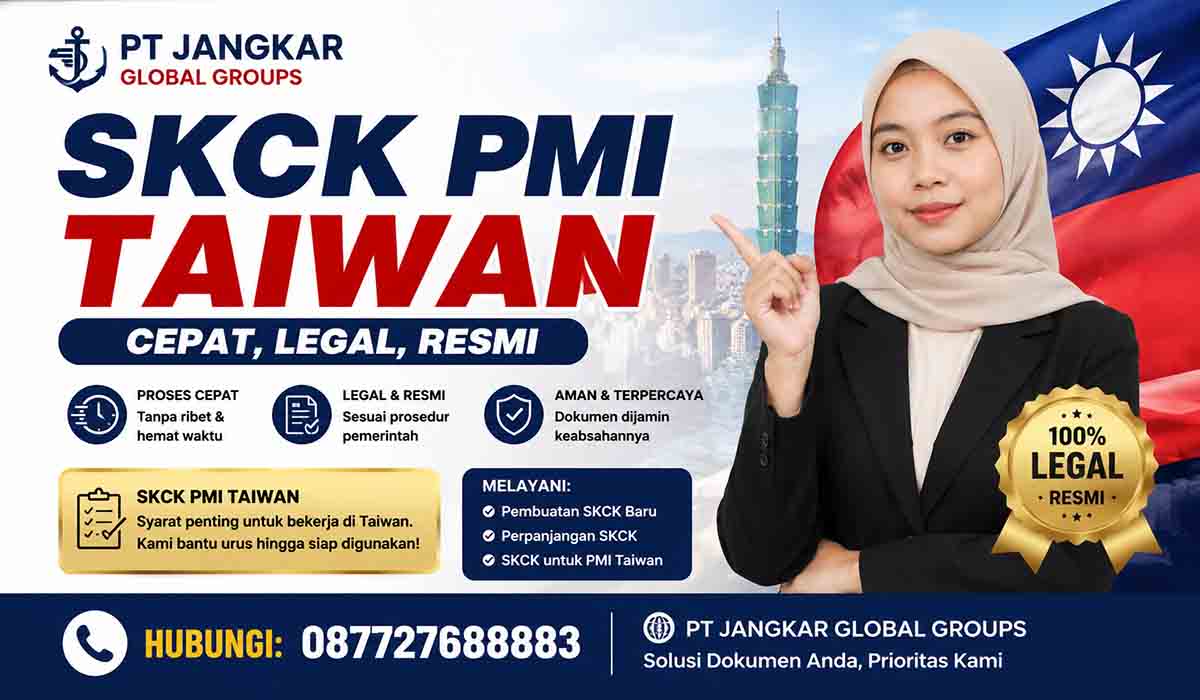 SKCK PMI Taiwan Cepat, Legal, Resmi