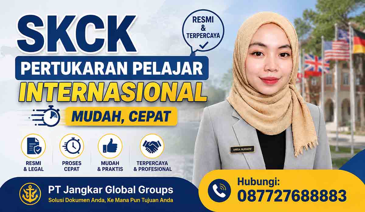 SKCK Pertukaran Pelajar Internasional Mudah, Cepat