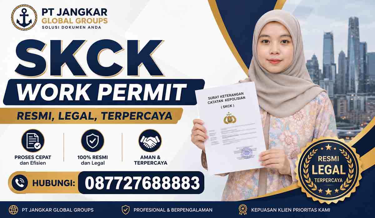 SKCK Work Permit Resmi, Legal, Terpercaya