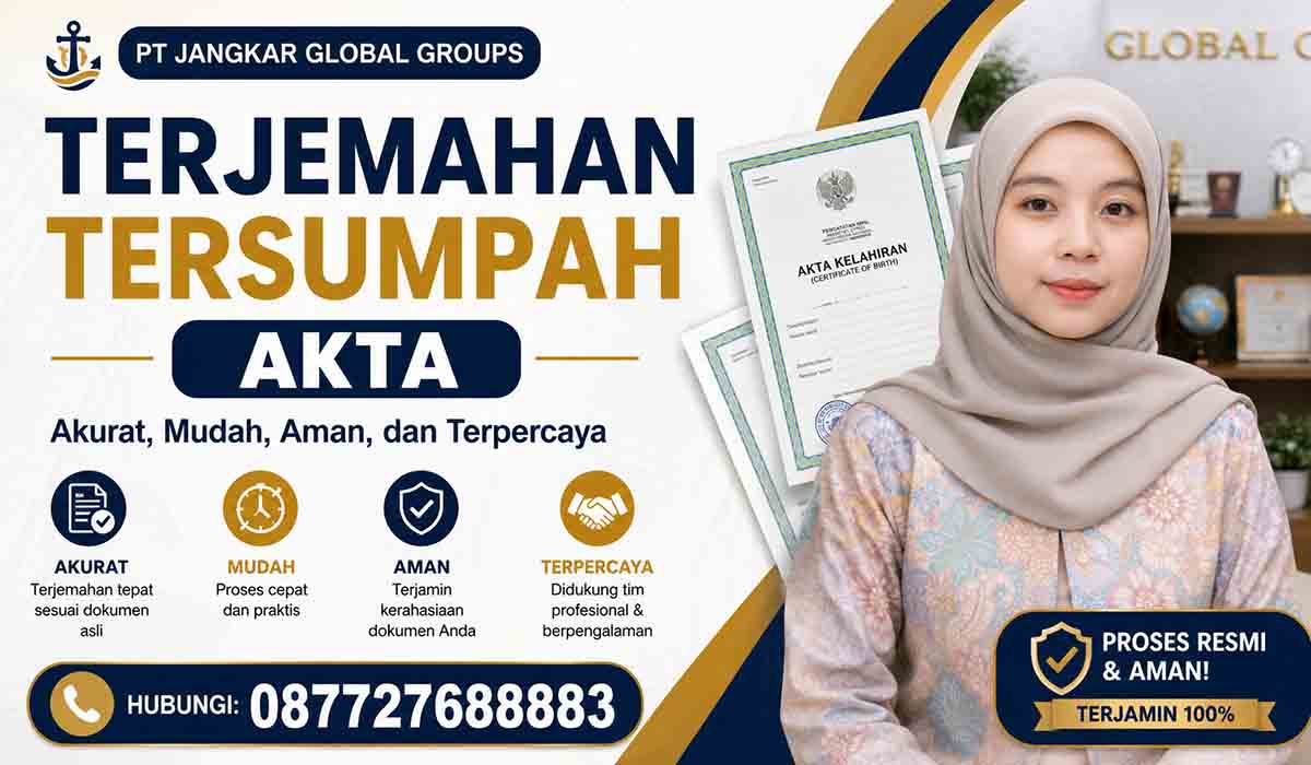 Terjemahan Tersumpah Akta Akurat Mudah, Aman, dan Terpercaya