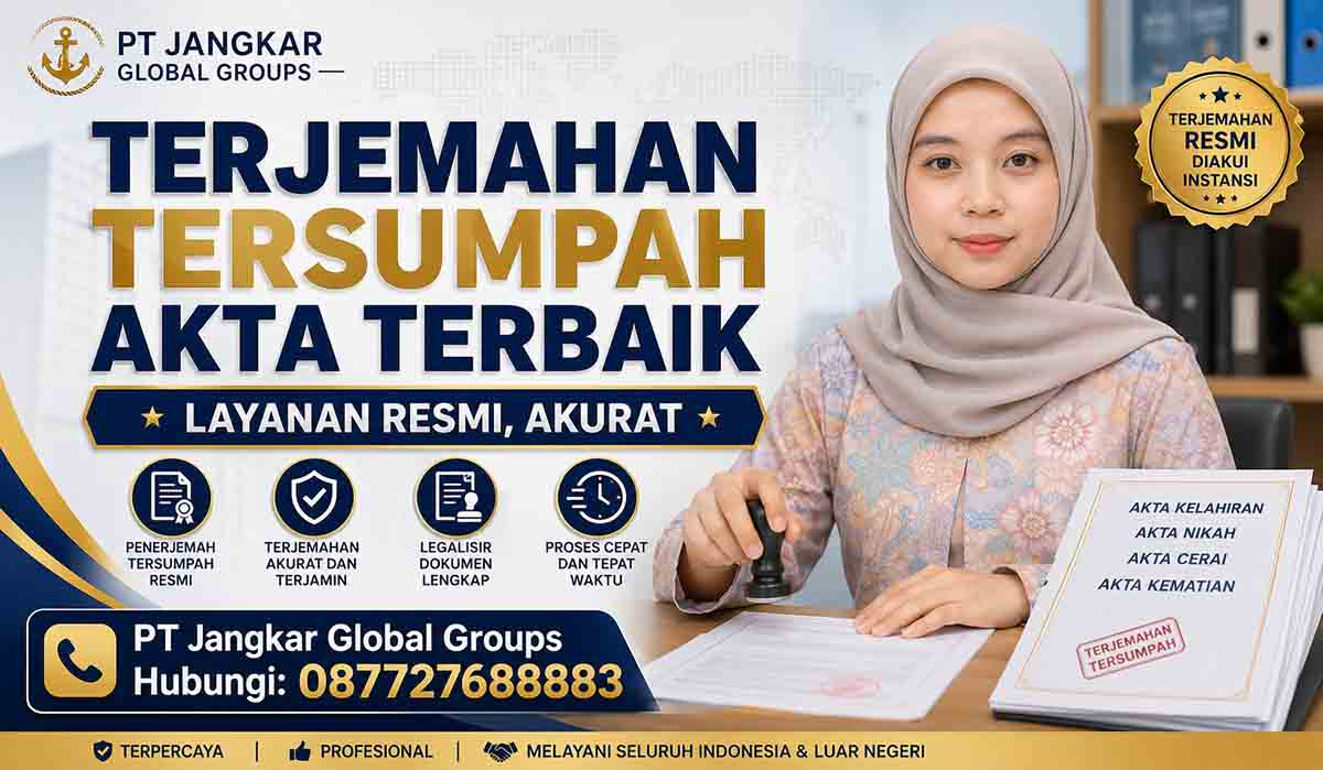 Terjemahan Tersumpah Akta Terbaik Layanan Resmi, Akurat