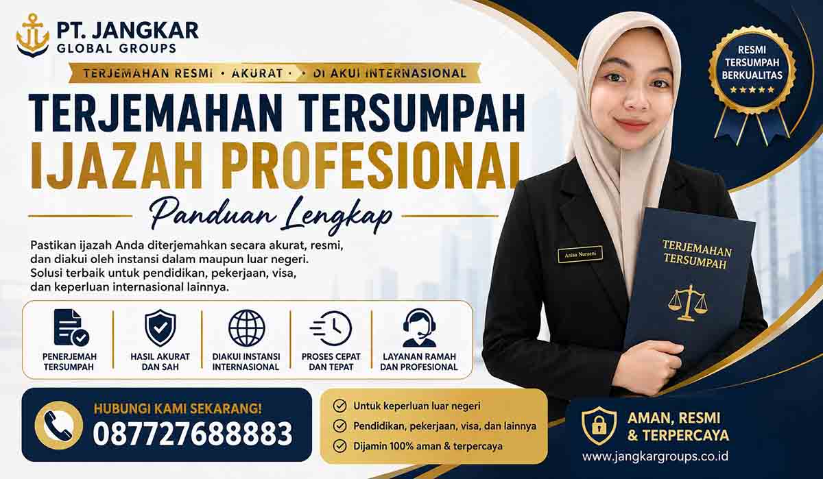 Terjemahan Tersumpah Ijazah Profesional Panduan Lengkap