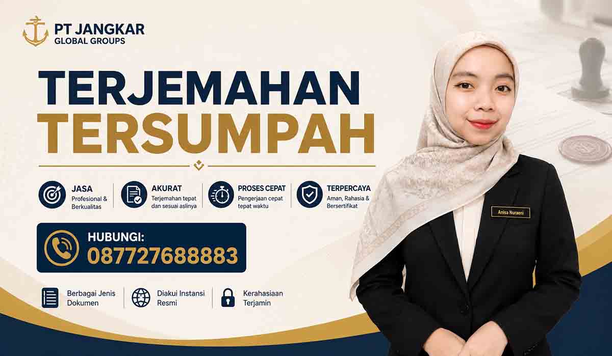 Terjemahan Tersumpah Jasa Akurat Proses Cepat, Terpercaya