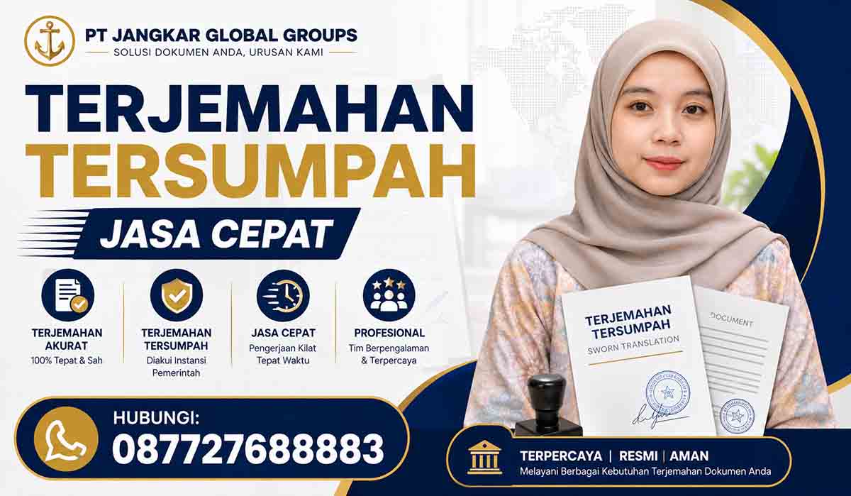 Terjemahan Tersumpah Jasa Cepat