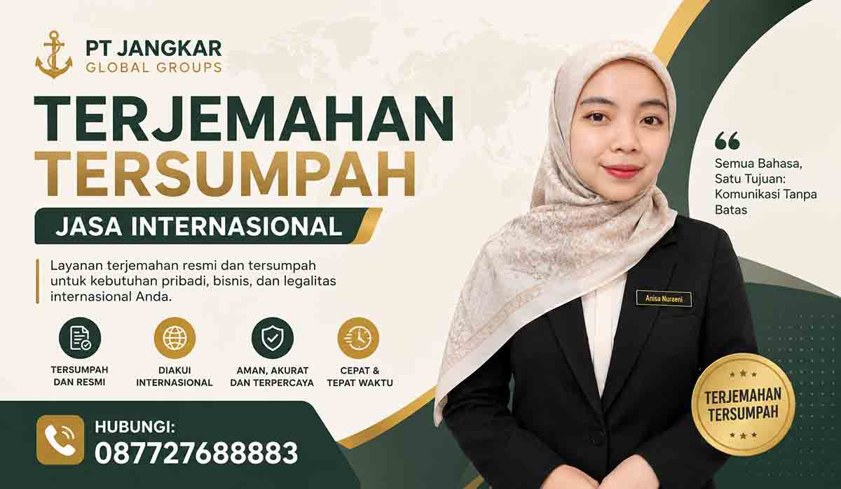 Terjemahan Tersumpah Jasa Internasional