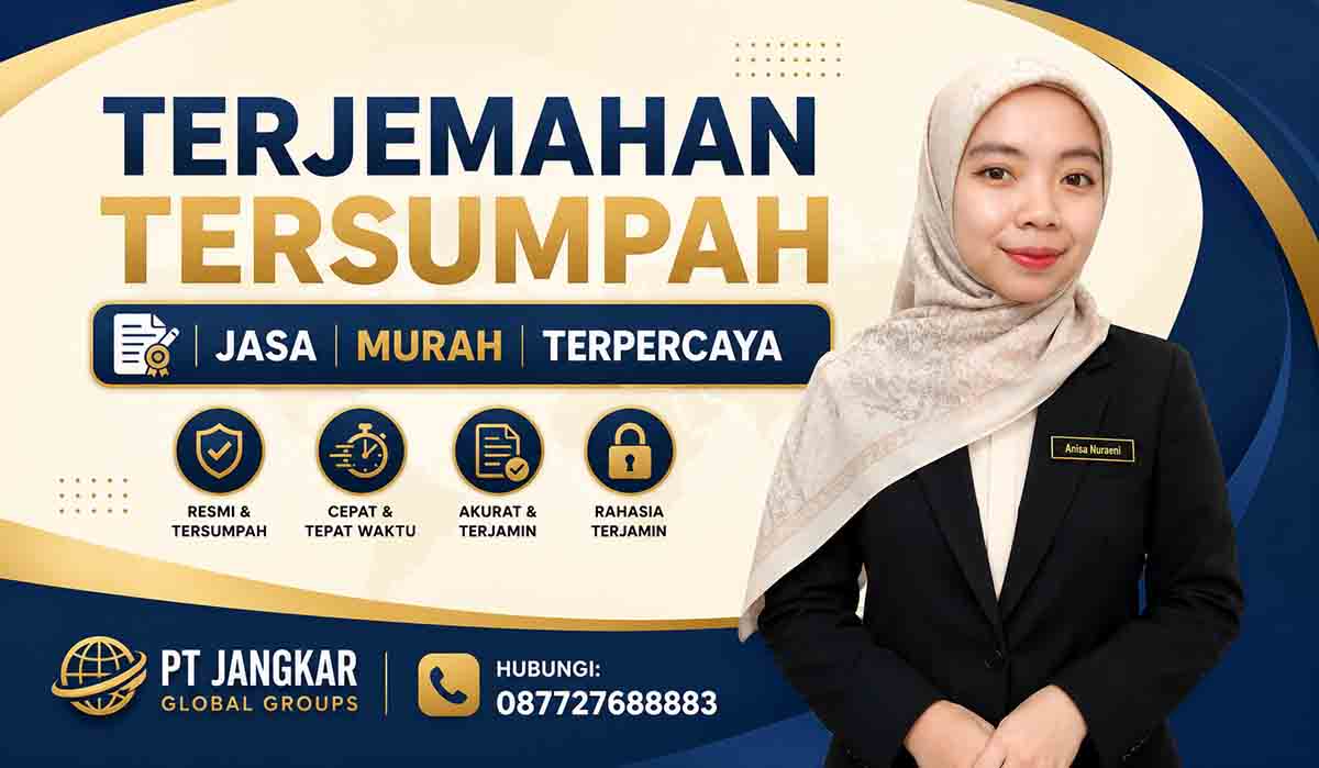 Terjemahan Tersumpah Jasa Murah Terpercaya