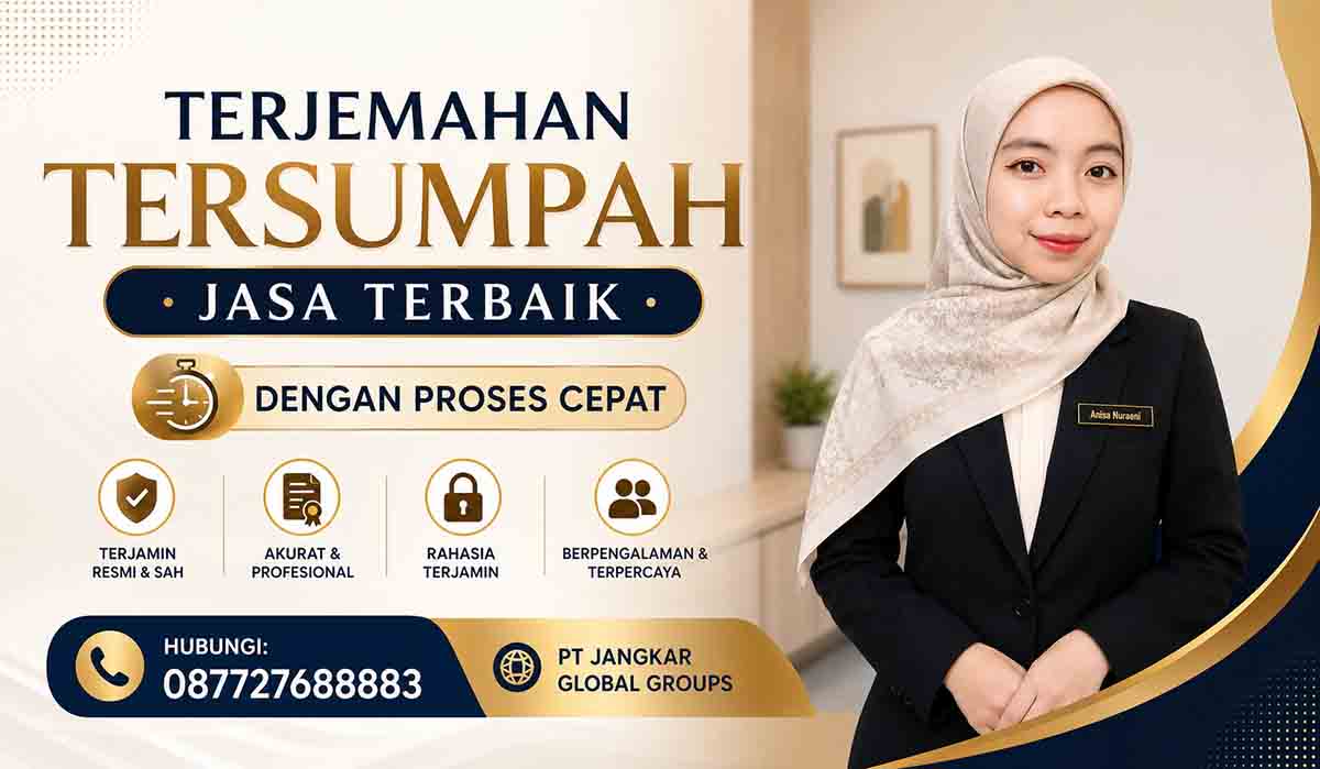 Terjemahan Tersumpah Jasa Terbaik dengan Proses Cepat