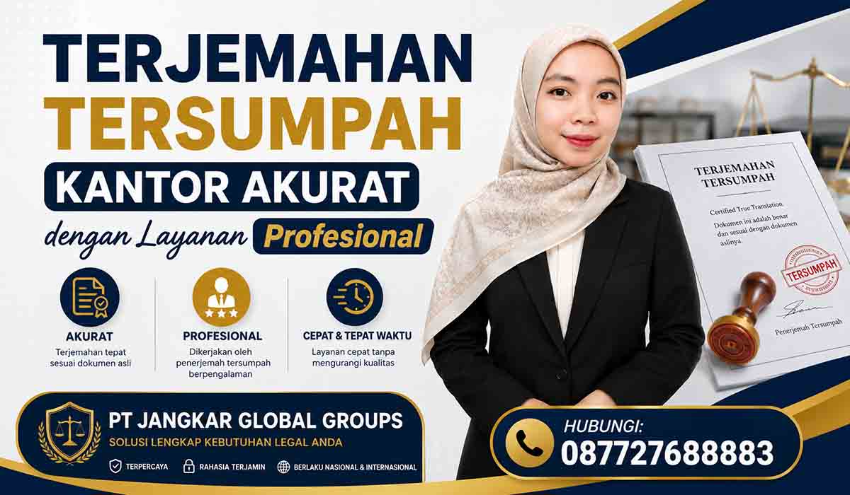 Terjemahan Tersumpah Kantor Akurat dengan Layanan Profesional