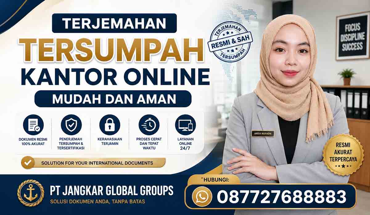 Terjemahan Tersumpah Kantor Online Mudah dan Aman