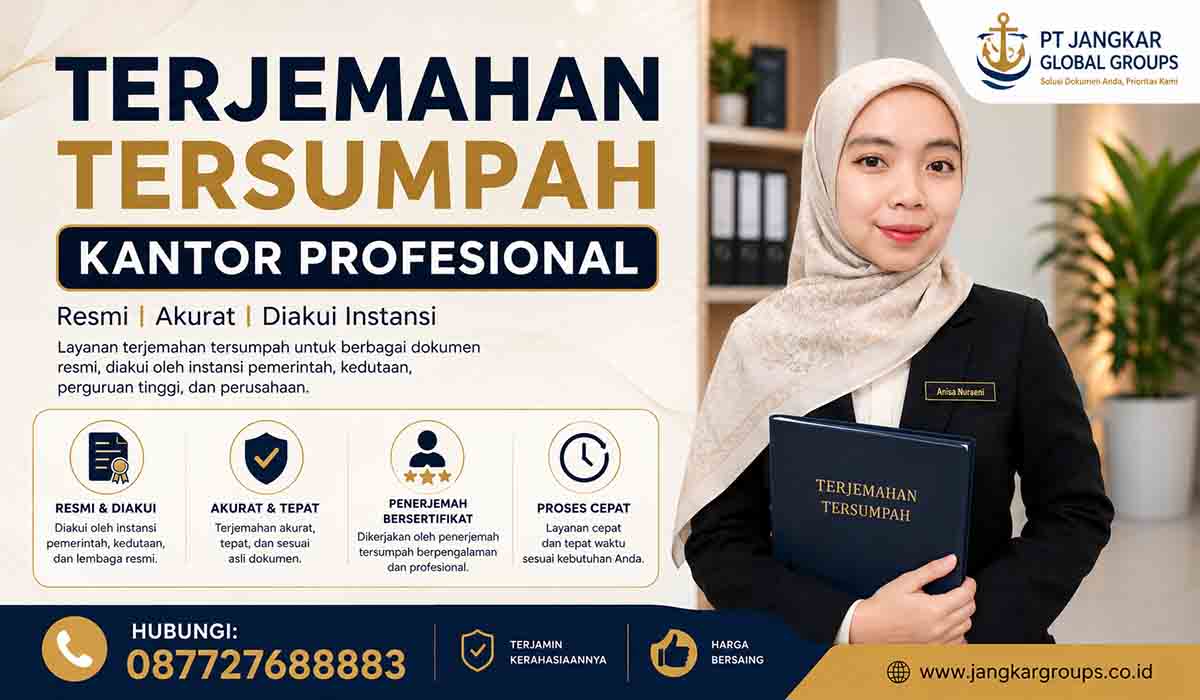 Terjemahan Tersumpah Kantor Profesional