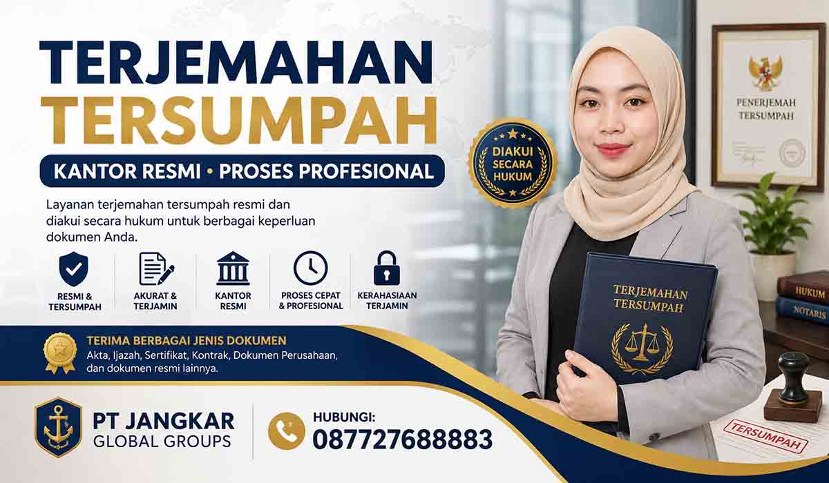 Terjemahan Tersumpah Kantor Resmi Proses Profesional