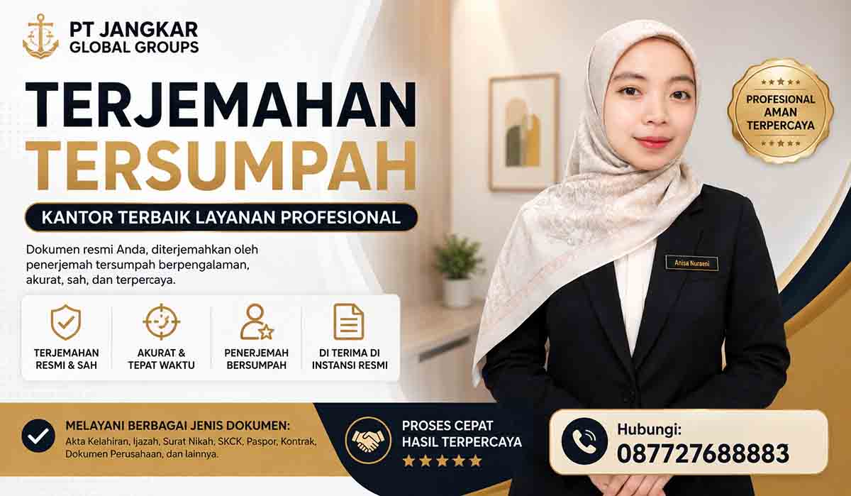 Terjemahan Tersumpah Kantor Terbaik Layanan Profesional