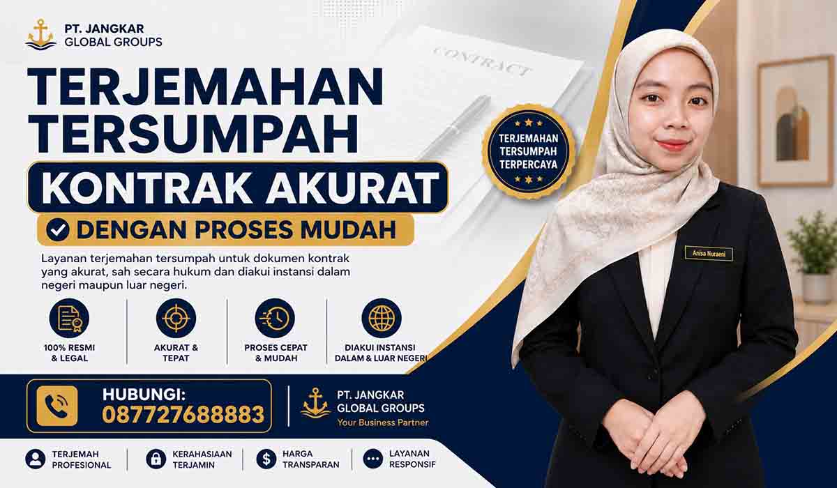 Terjemahan Tersumpah Kontrak Akurat dengan Proses Mudah