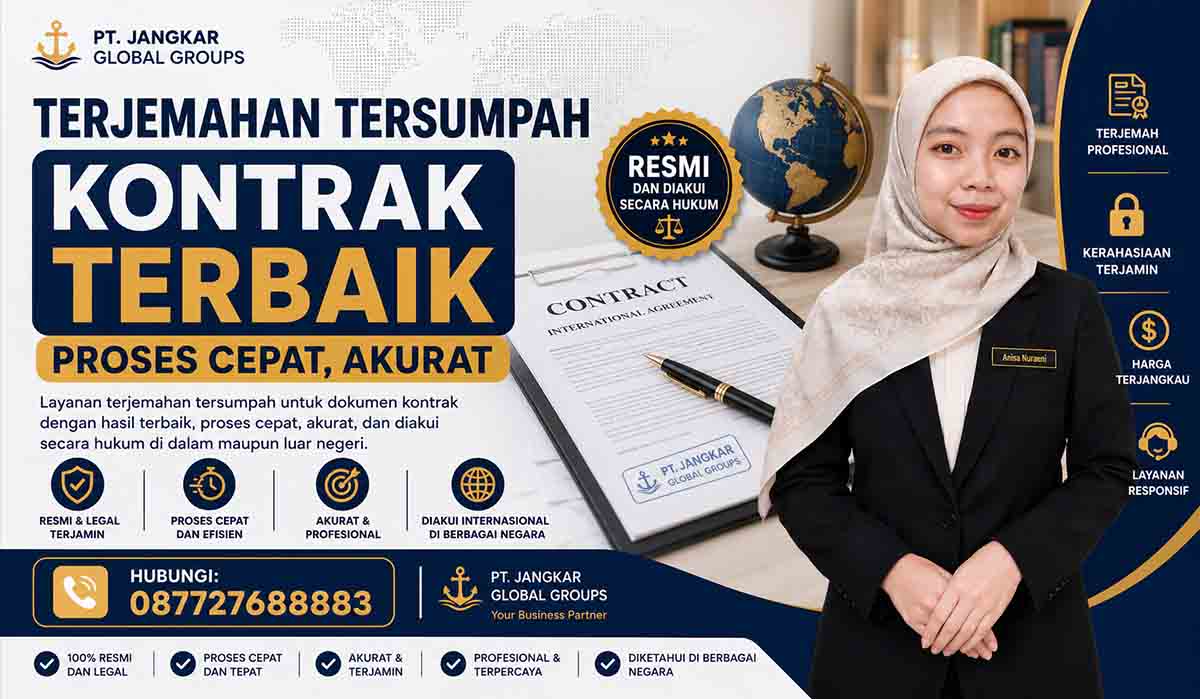 Terjemahan Tersumpah Kontrak Terbaik Proses Cepat, Akurat