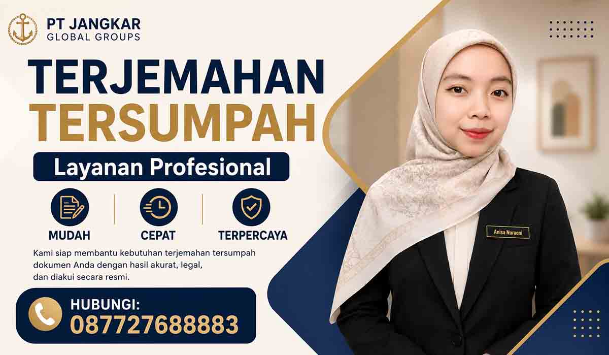 Terjemahan Tersumpah Layanan Profesional Mudah, Cepat